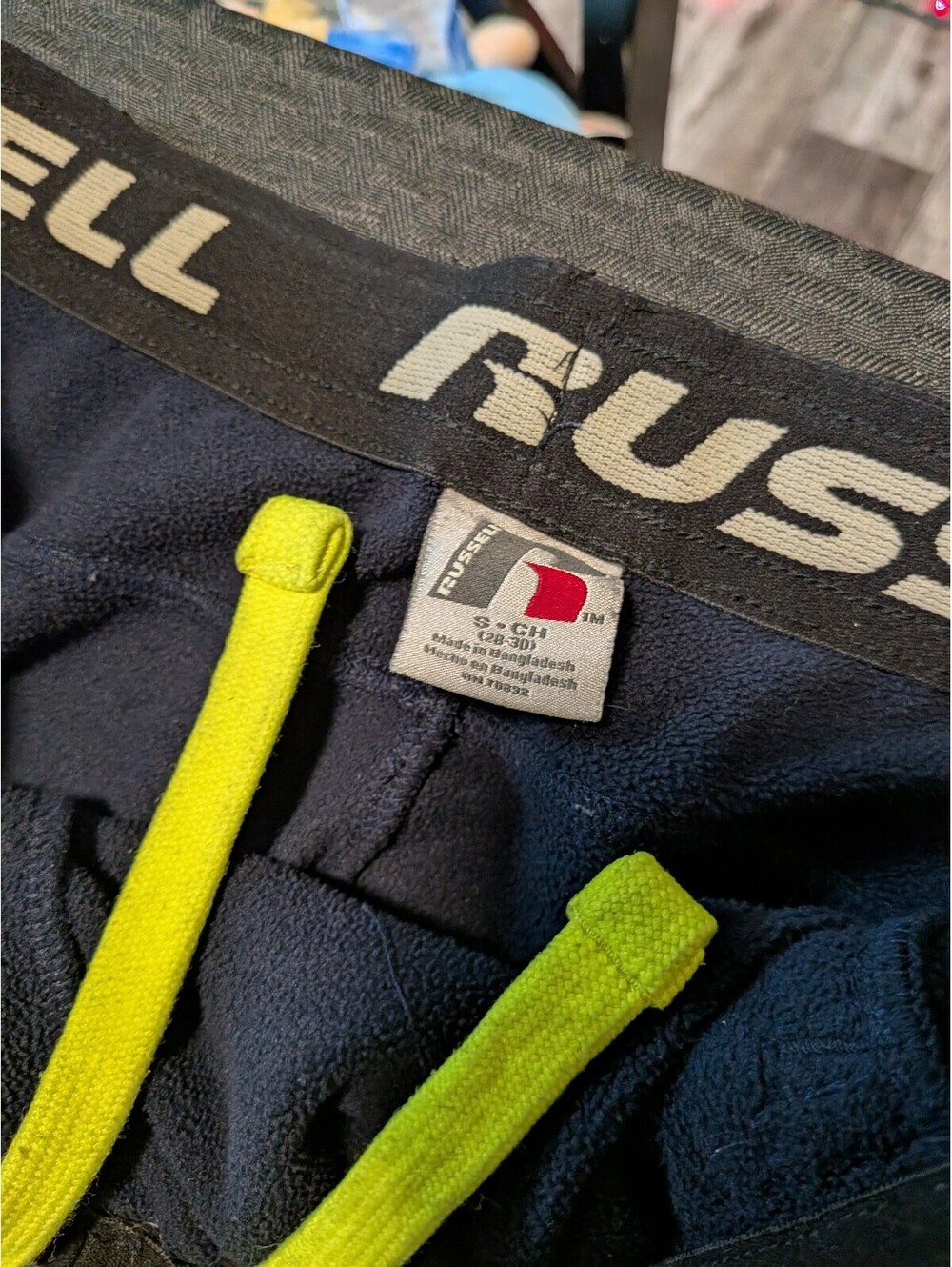 Russell Athletic Men's Fleece Sweatpants Navy Size Small 28-30 32" Inseam